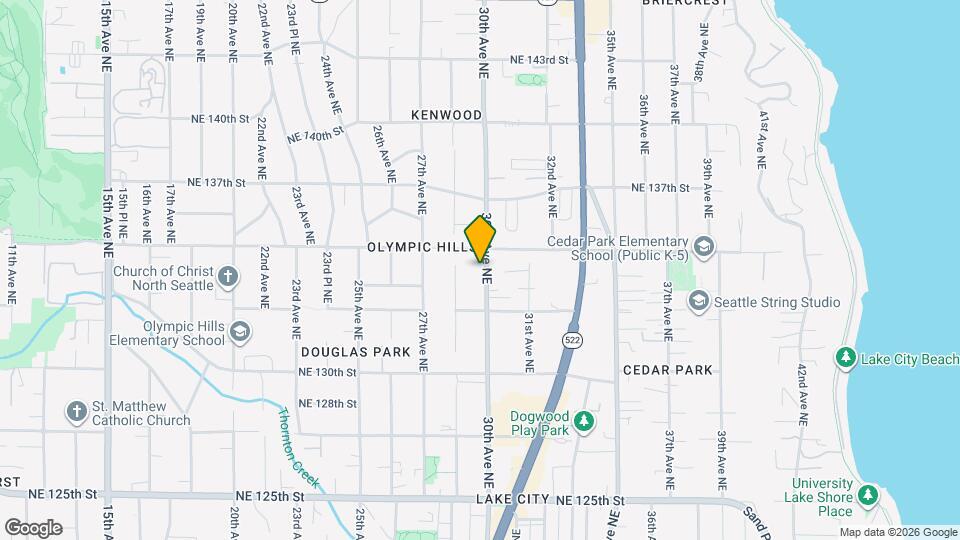 13337 30th Ave NE Map and Location Details