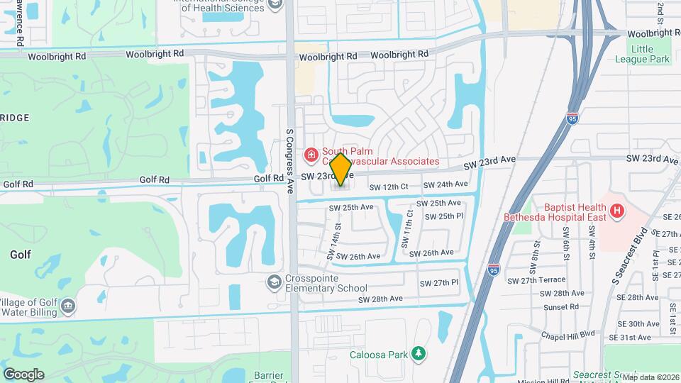 2414 Venetian Way Map and Location Details