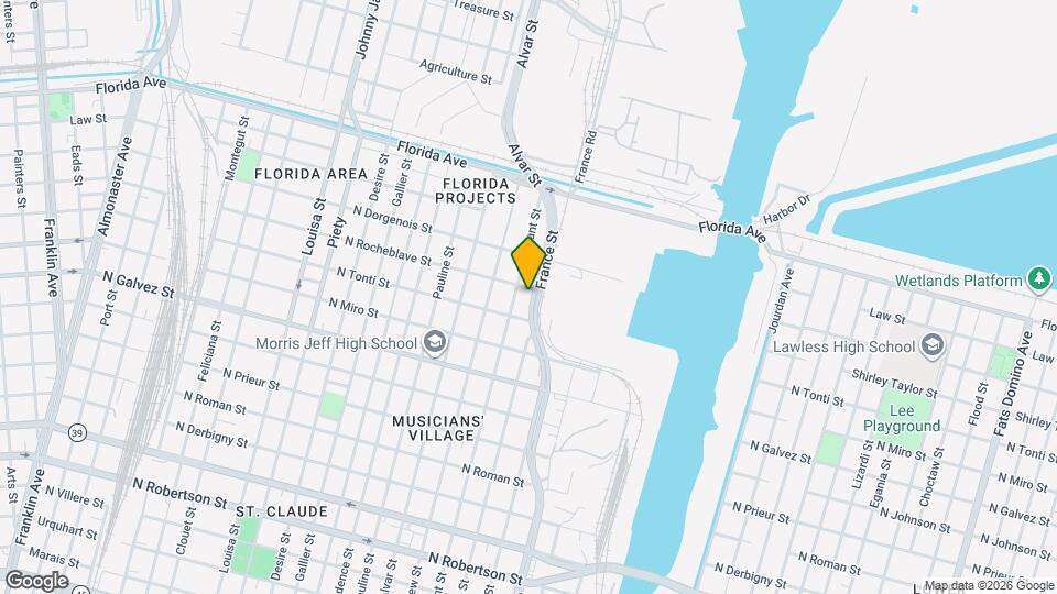 4120 N Rocheblave St Map and Location Details