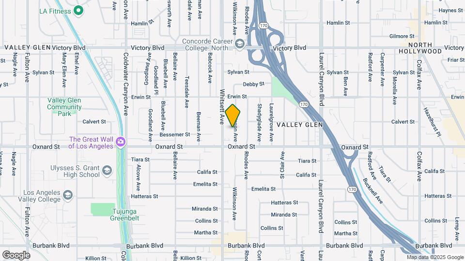 6041 Wilkinson Ave, Unit Roy Balulu Map and Location Details