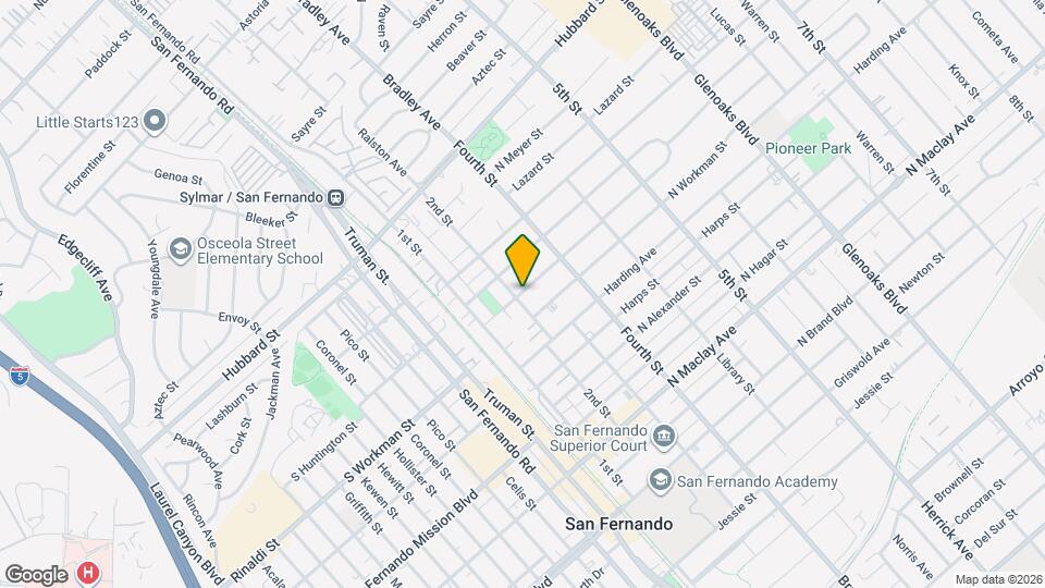 204 Fermoore St Mapa y Detalles de la Ubicación