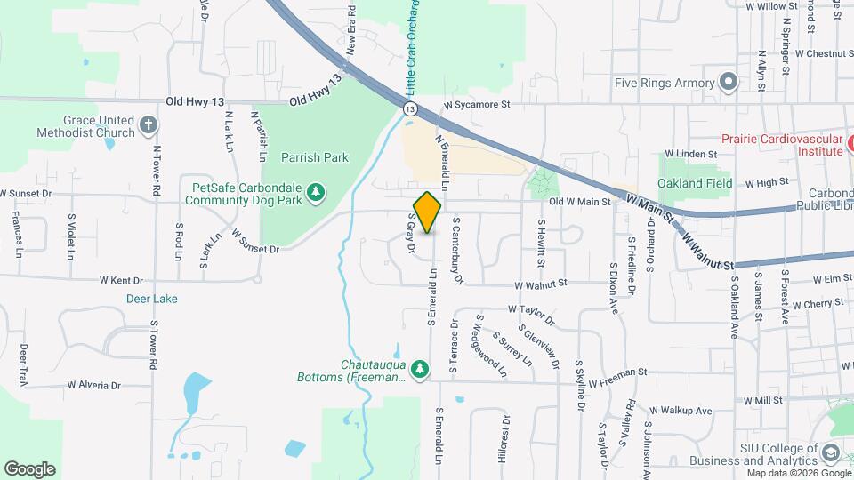 212 S Emerald Ln Map and Location Details