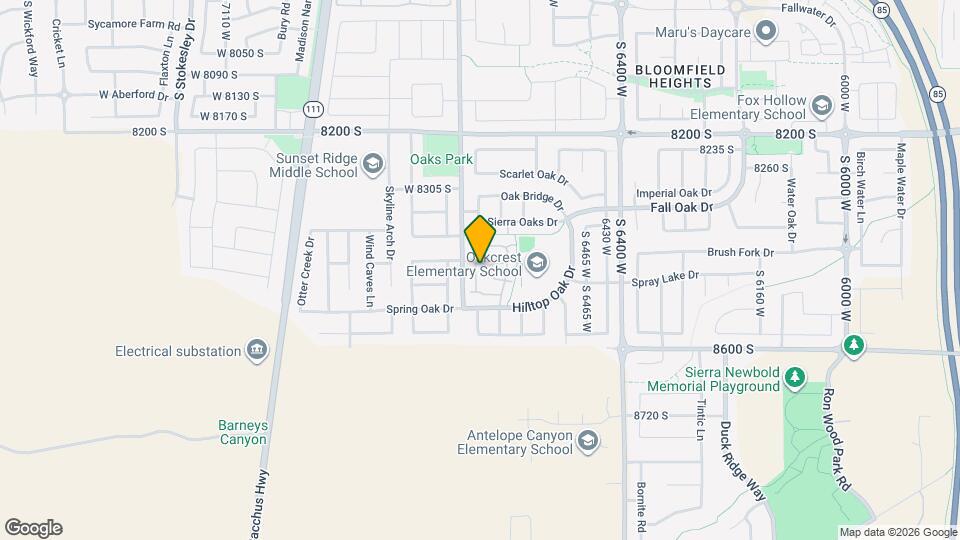 8457 Ivy Springs Ln Map and Location Details
