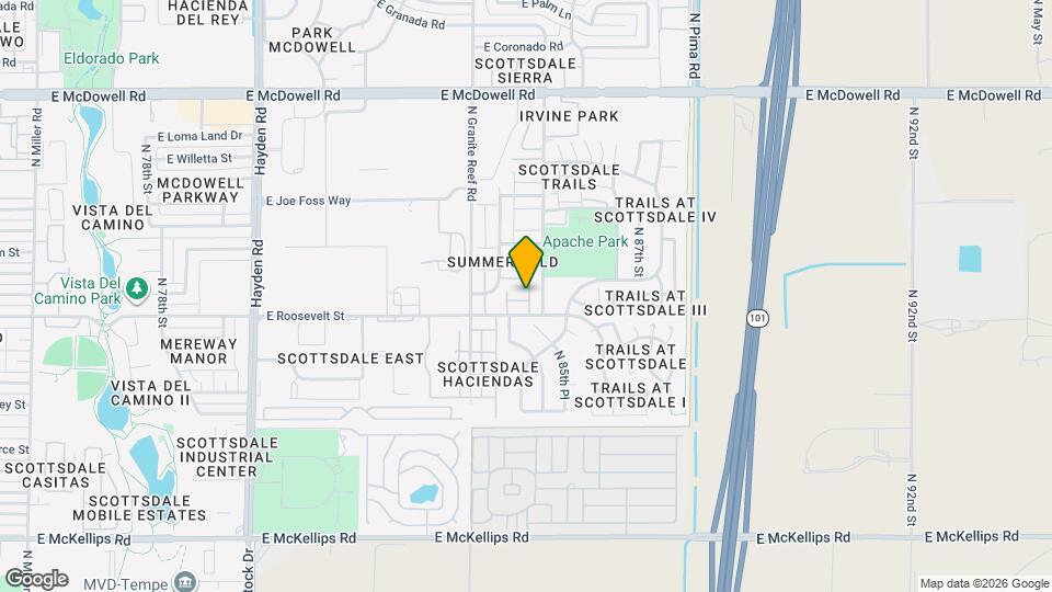 8562 E Roosevelt St Map and Location Details