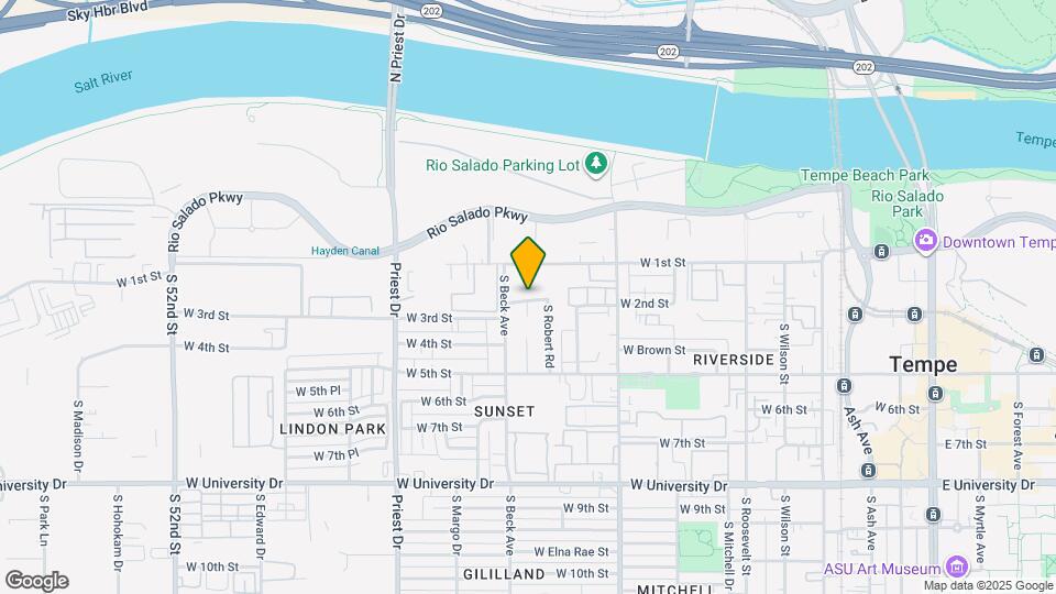 1122 W 2nd St Map and Location Details