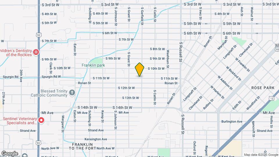 1809 S 11th St W Map and Location Details