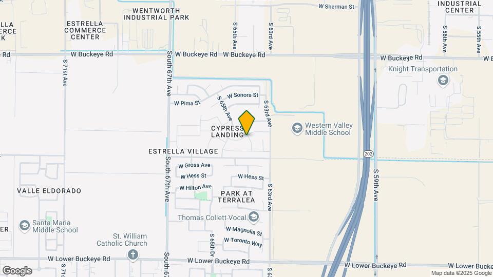 1802 S 63rd Ln Map and Location Details