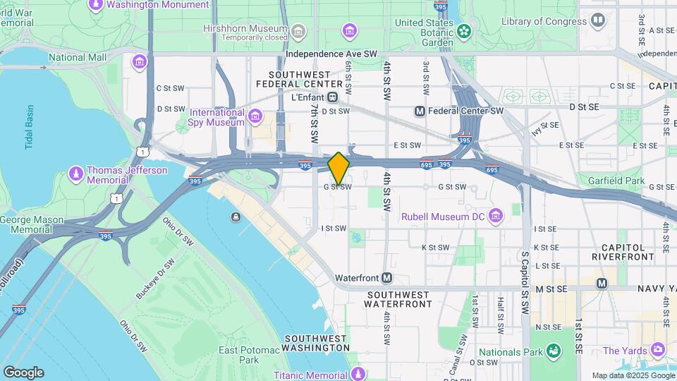 614 G St SW, Unit B Map and Location Details