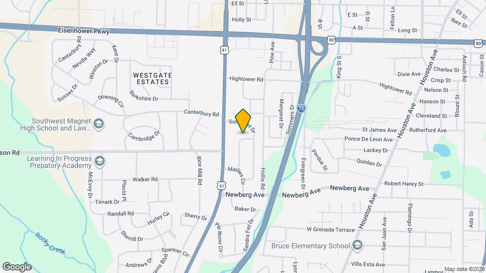 3123 Brownell Ave Map and Location Details