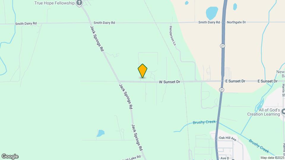 704 W Sunset Dr Mapa y Detalles de la Ubicación