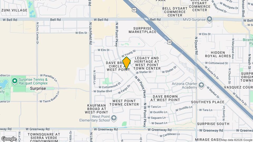 16243 N Oachs Dr Map and Location Details