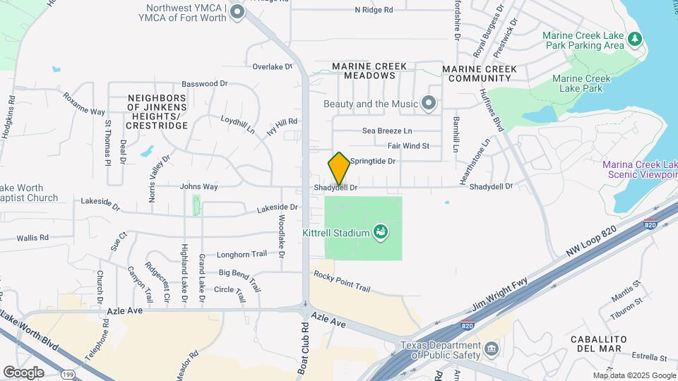 5927 Shadydell Dr Map and Location Details