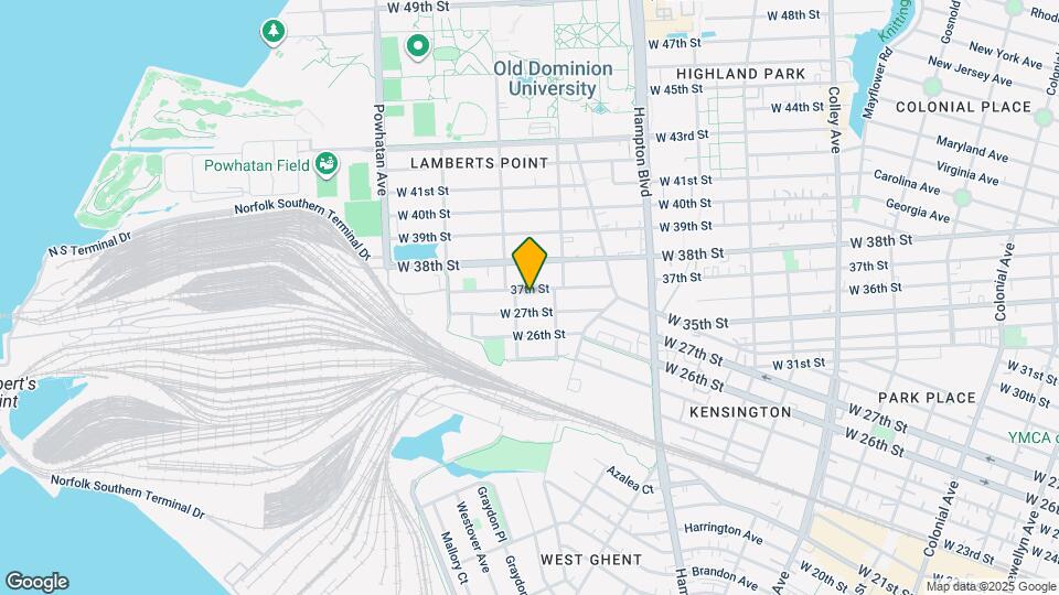 1321 37th St Map and Location Details