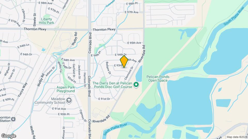 4445 E 93rd Dr Map and Location Details