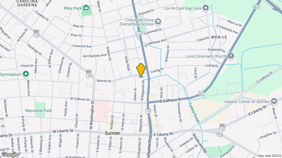 360 N Magnolia St Map and Location Details