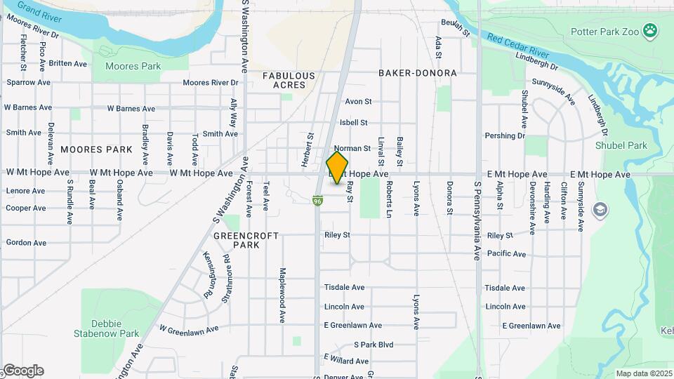 527 Florence St Map and Location Details