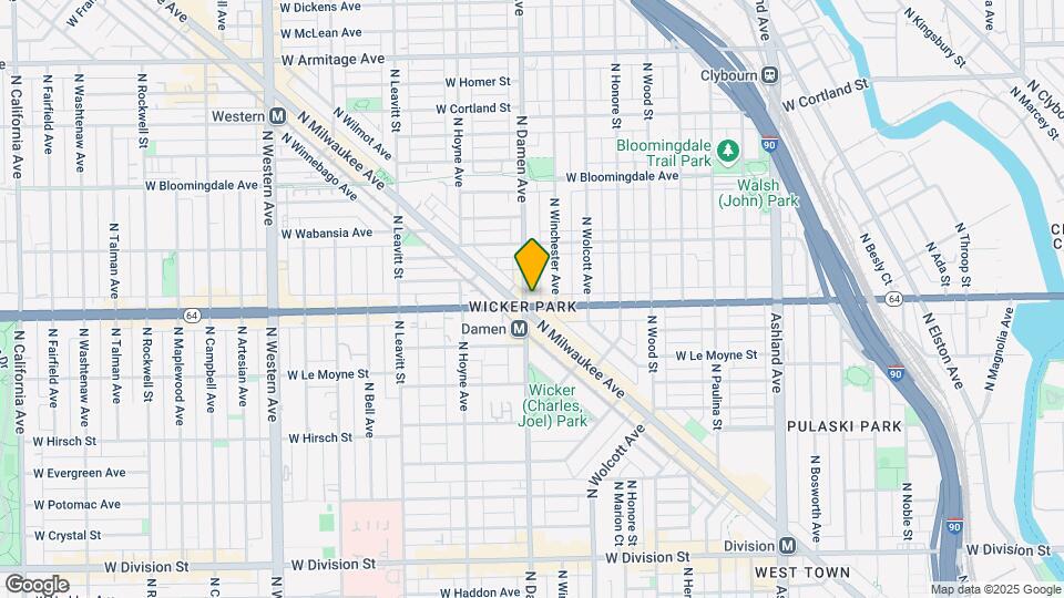 1954 W North Ave Map and Location Details