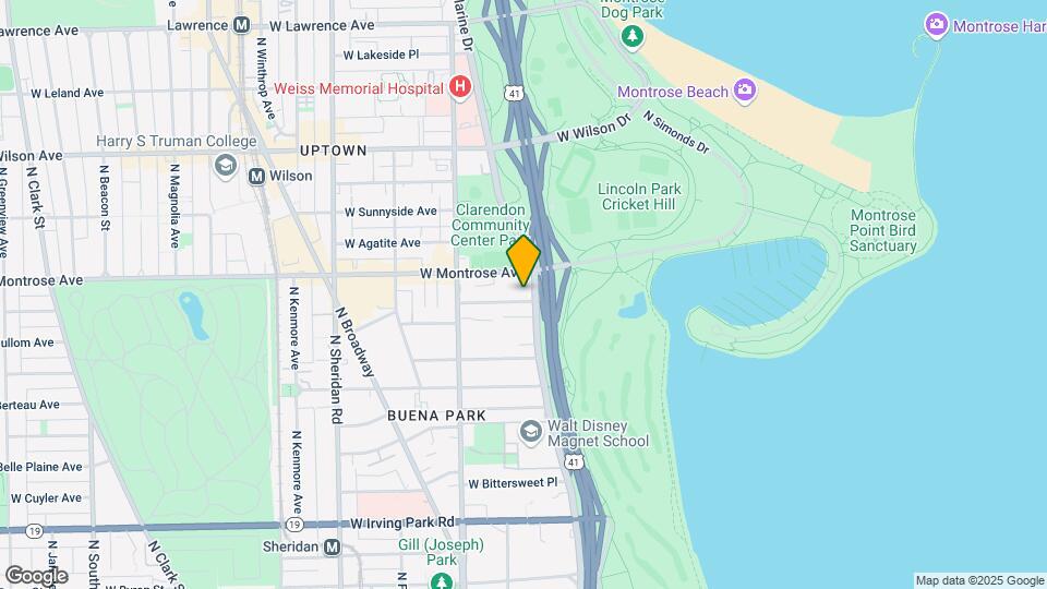 4300 N Marine Dr Mapa y Detalles de la Ubicación