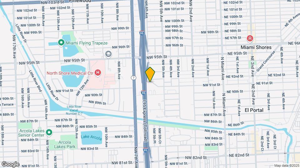 590 NW 91st St Mapa y Detalles de la Ubicación