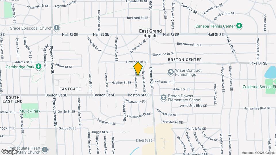 1452 Eastlawn Rd SE Mapa y Detalles de la Ubicación