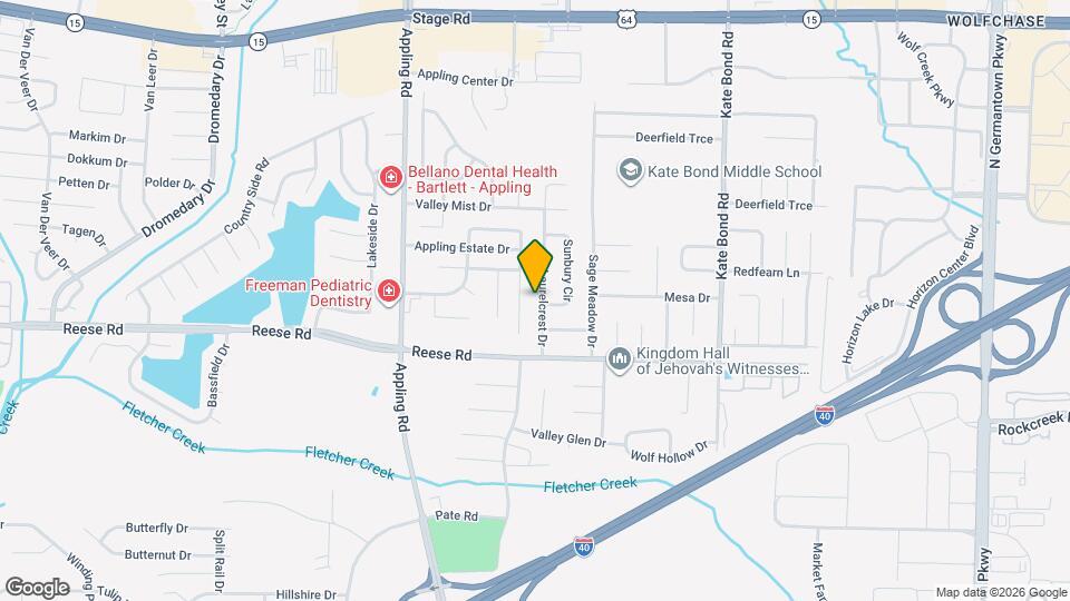 2573 Laurelcrest Dr Map and Location Details