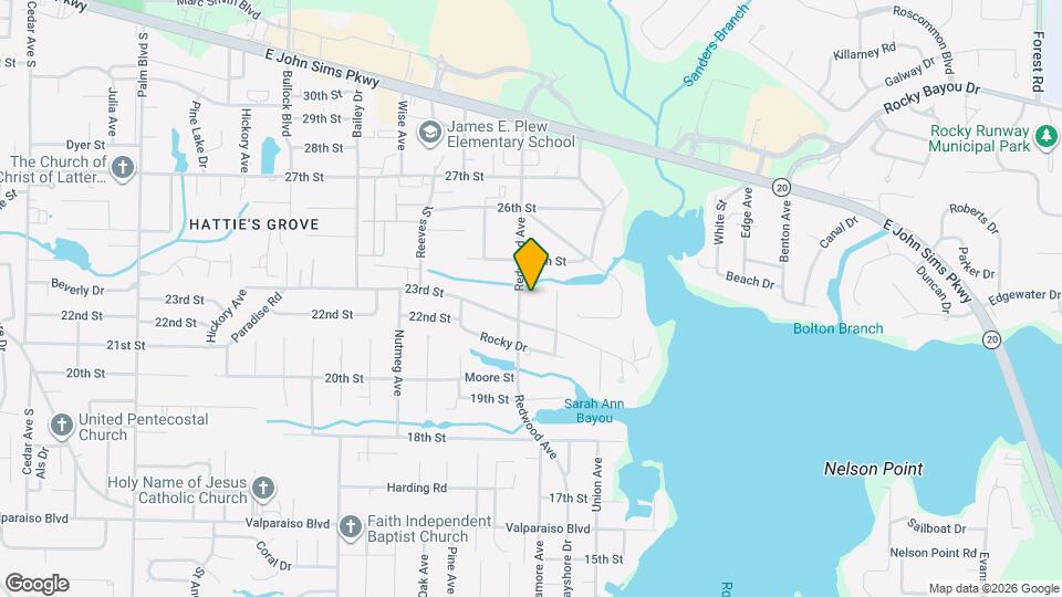 411B Redwood Ave Map and Location Details