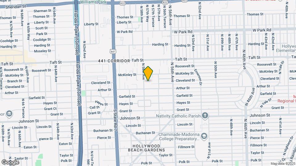 5737 Cleveland St Map and Location Details