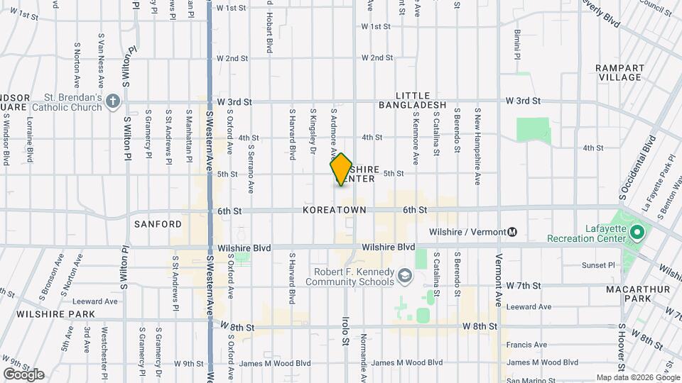 526 S Ardmore Ave Map and Location Details