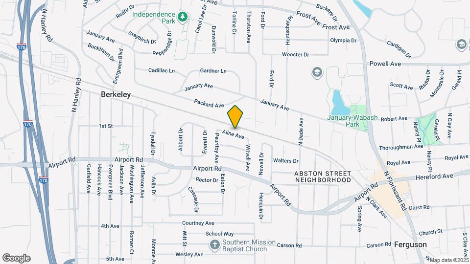 8031 Aline Ave Map and Location Details