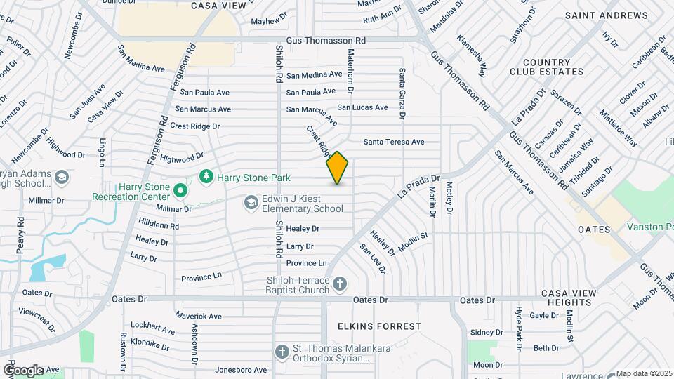 2927 Millmar Dr Map and Location Details