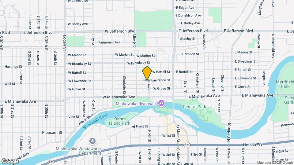 303 W Lawrence St, Unit Unit C Map and Location Details
