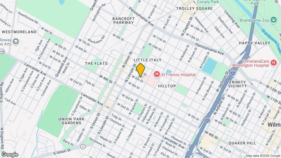 1731 W 6th St Map and Location Details