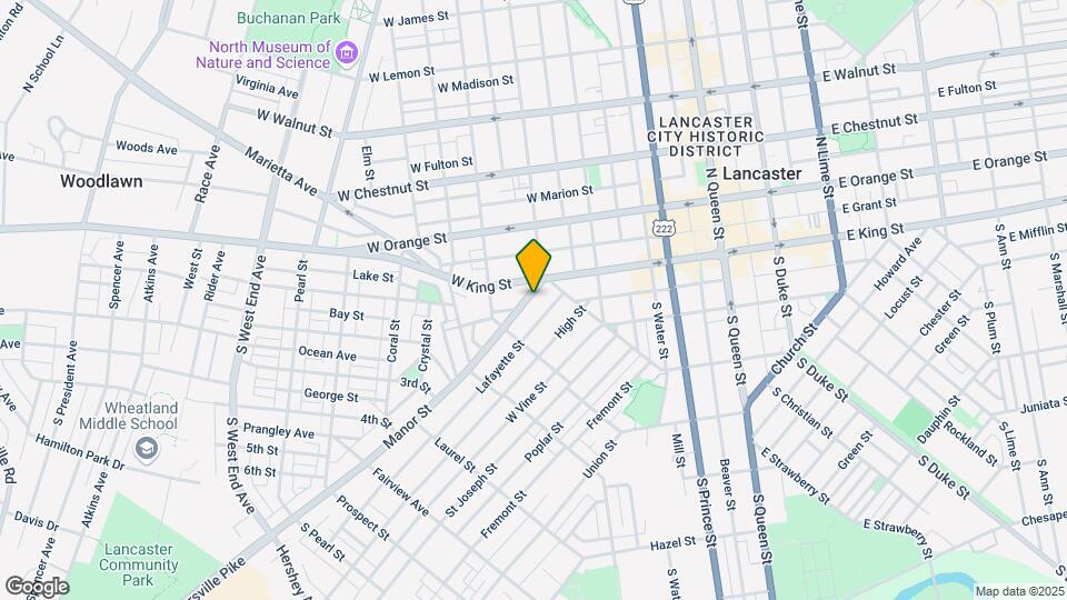 428 Manor St Map and Location Details