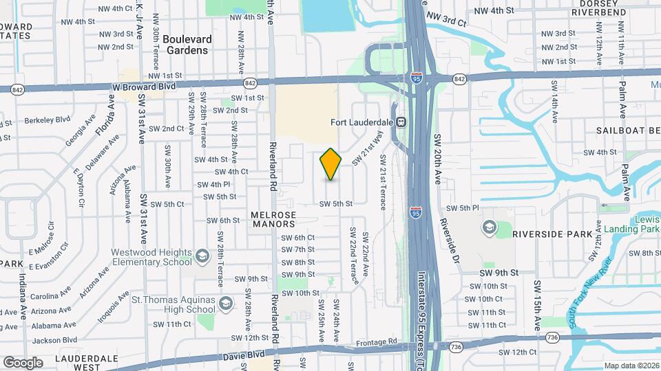 420 SW 25th Ave Map and Location Details