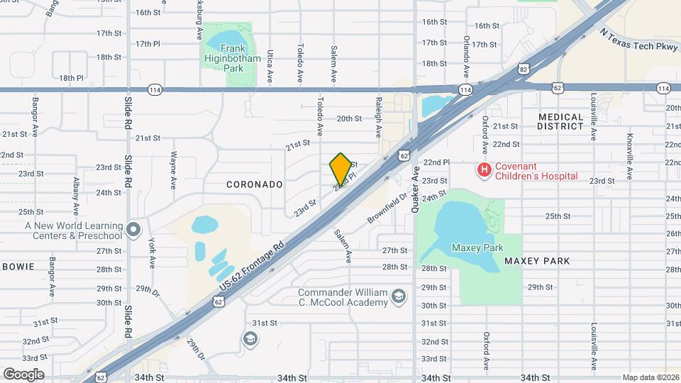 4521 22nd Pl Map and Location Details