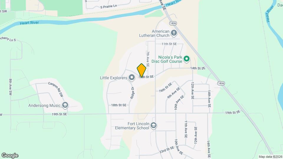 717 14th St SE Map and Location Details