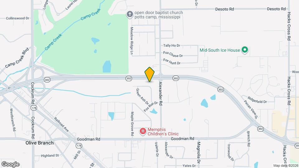 9934 White Poplar Dr Map and Location Details