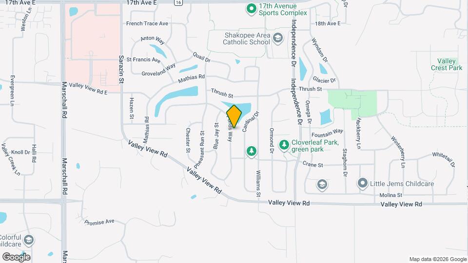 2341 Ponds Way Map and Location Details