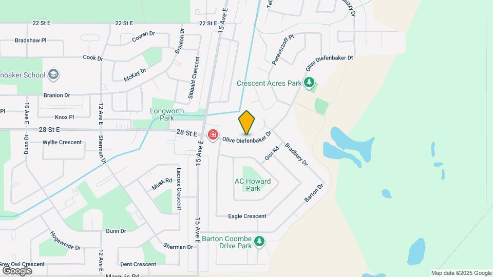 1580 Olive Diefenbaker Dr Map and Location Details