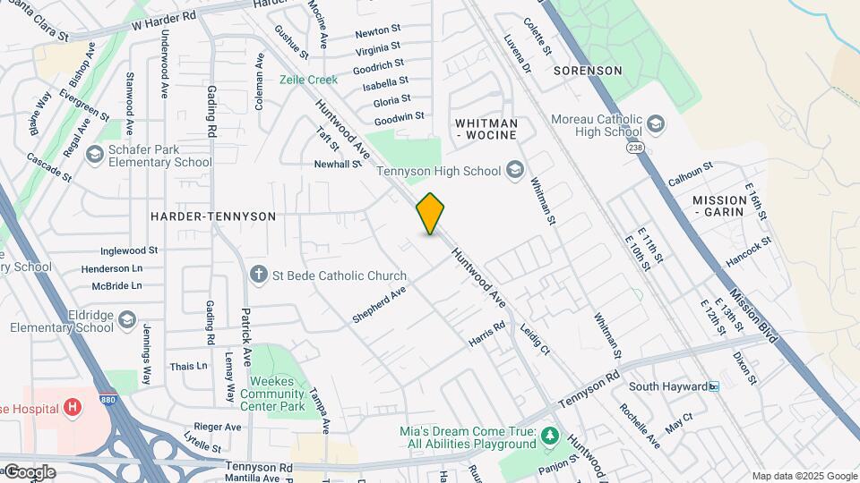27011 Huntwood Ave Mapa y Detalles de la Ubicación