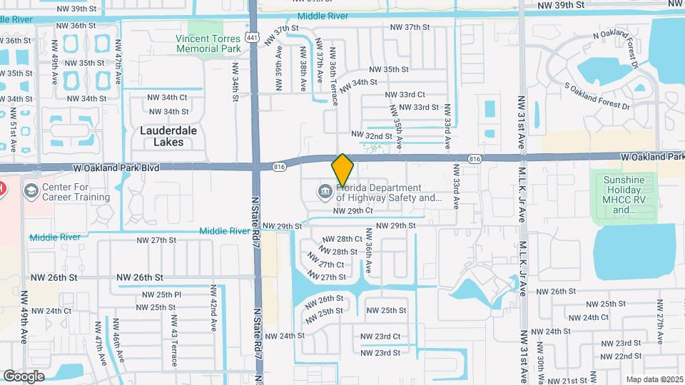 3633 NW 30th St Map and Location Details