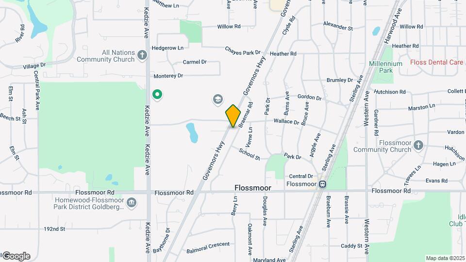 848 Braemar Rd Map and Location Details
