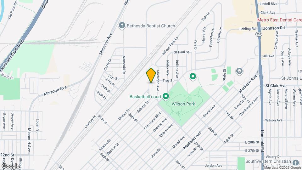 2714 Center St Map and Location Details