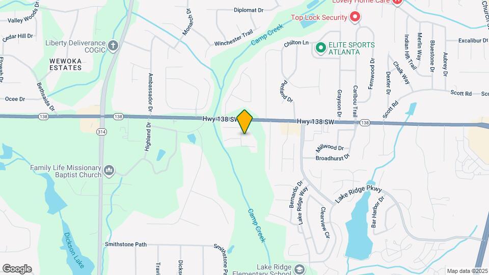 7620 Creekside Ln Map and Location Details