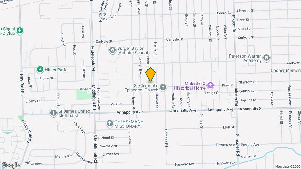 4167 Isabelle St Map and Location Details