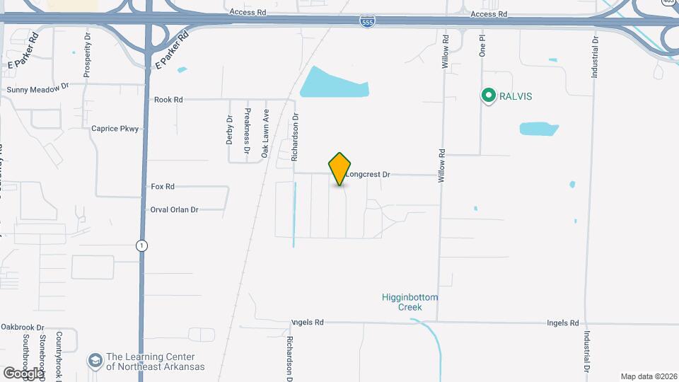 3717 Glitterman Dr Map and Location Details