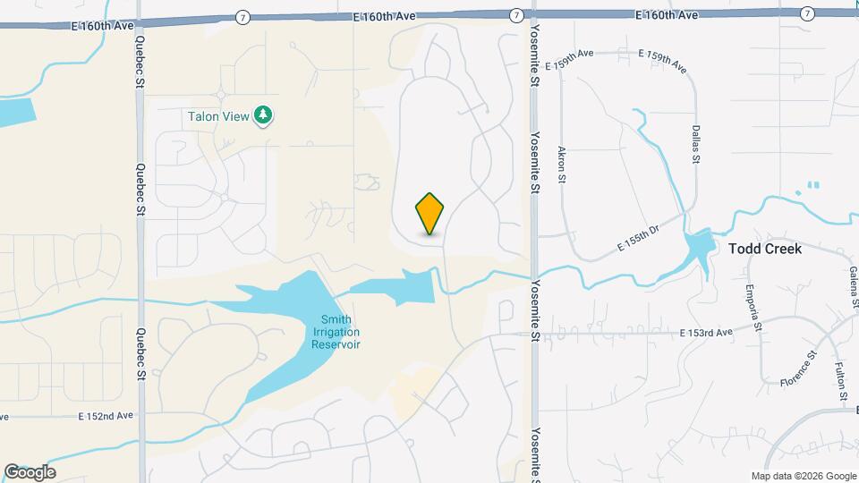 Heritage Todd Creek Map and Location Details