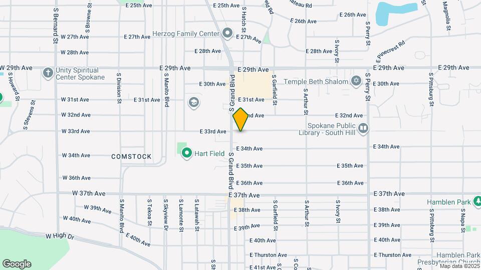 616 E 33rd Ave Mapa y Detalles de la Ubicación