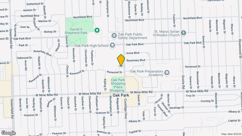 Oak Park Manor Apartments & Townhomes Mapa y Detalles de la Ubicación