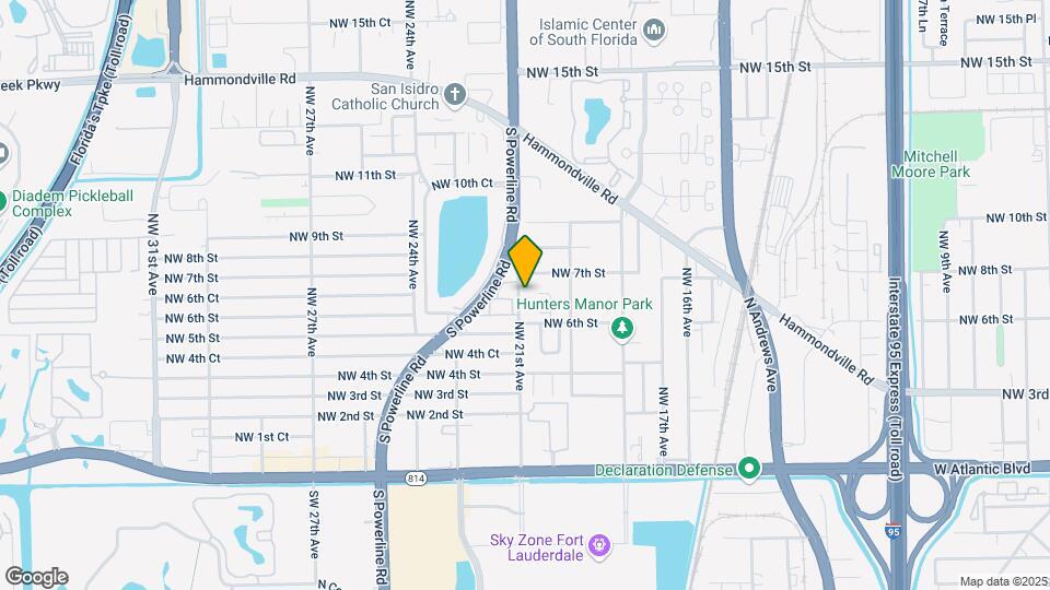 650 NW 21st Ave Map and Location Details